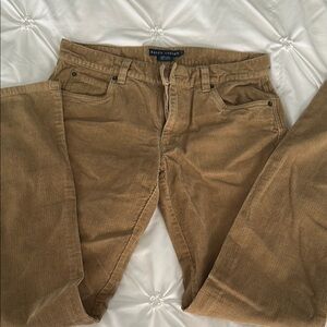 Ralph Lauren Tan Boot Cut Corduroy Pants
